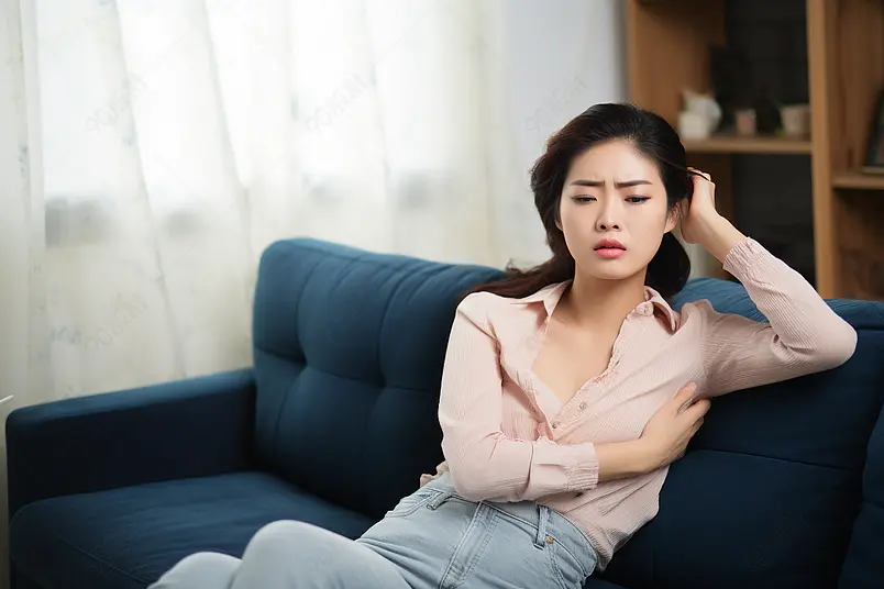 女性居家身体不舒服