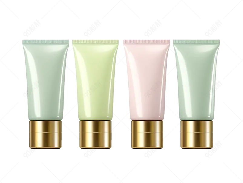 塑料金属粉嫩套装化妆品管装清新青春
