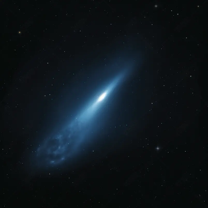 星际彗星，哈勃太空望远镜图像