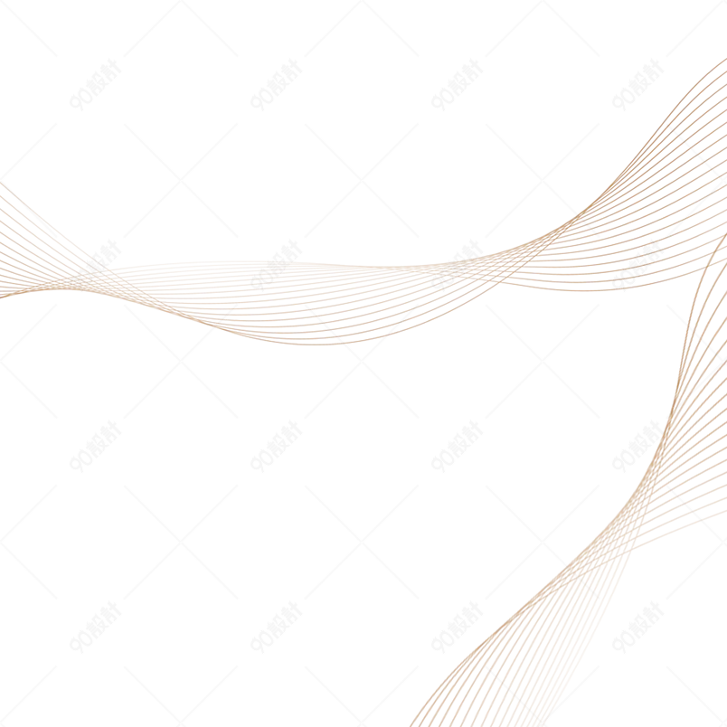 科技感装饰金色线条纹理免扣元素