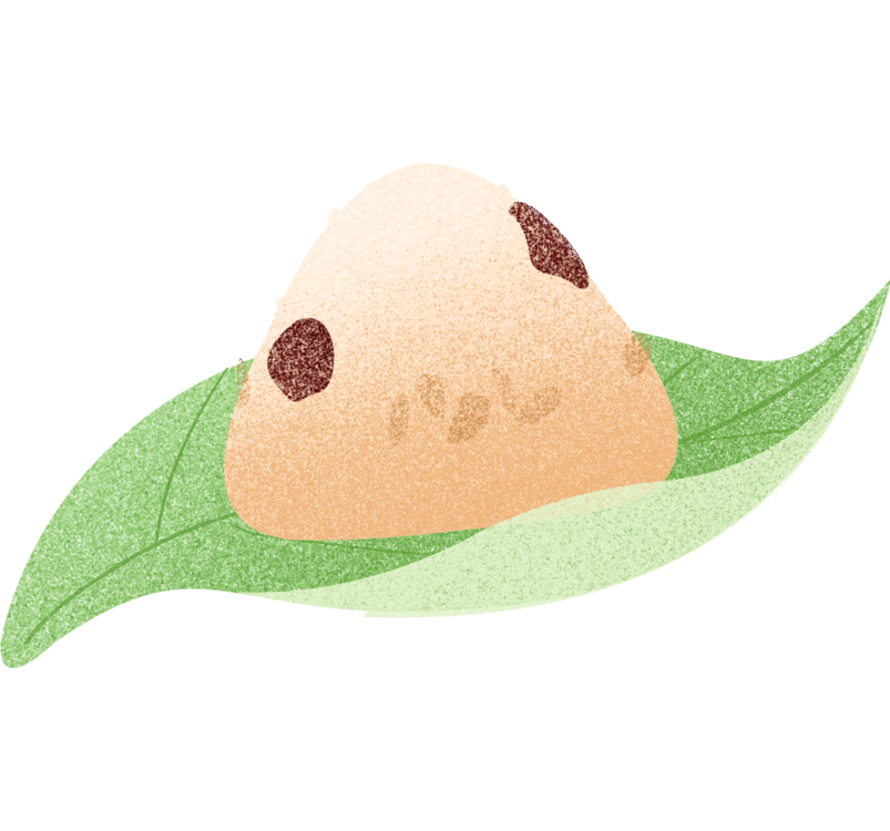 端午节粽子卡通手绘装饰元素