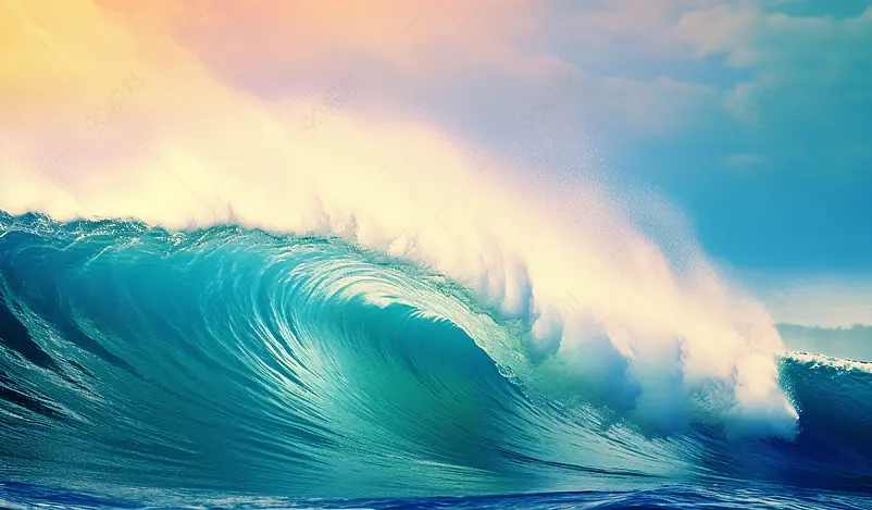 海浪背景