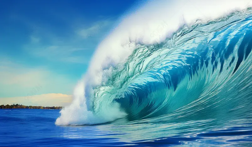 海浪背景