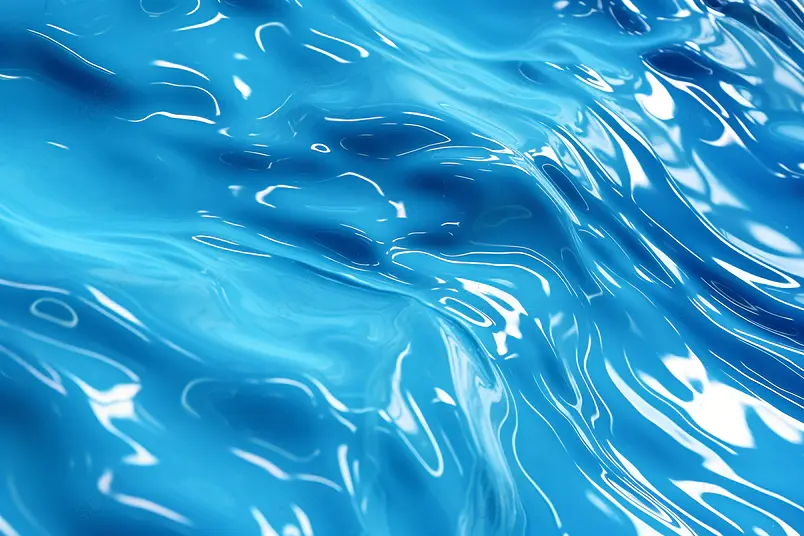 夏季清凉水波纹