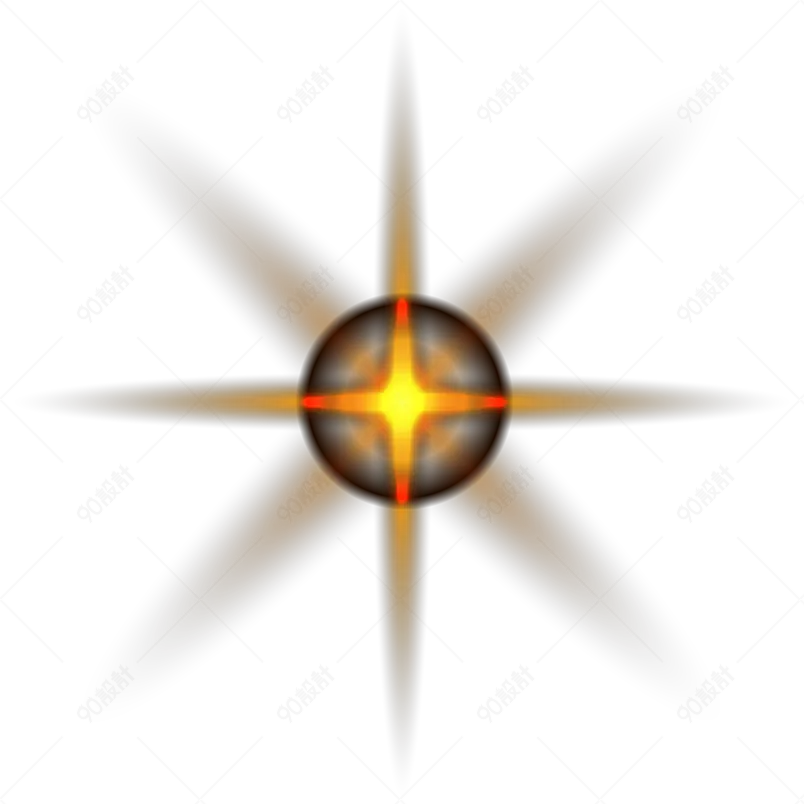 科技感光效光圈梦幻光线设计元素