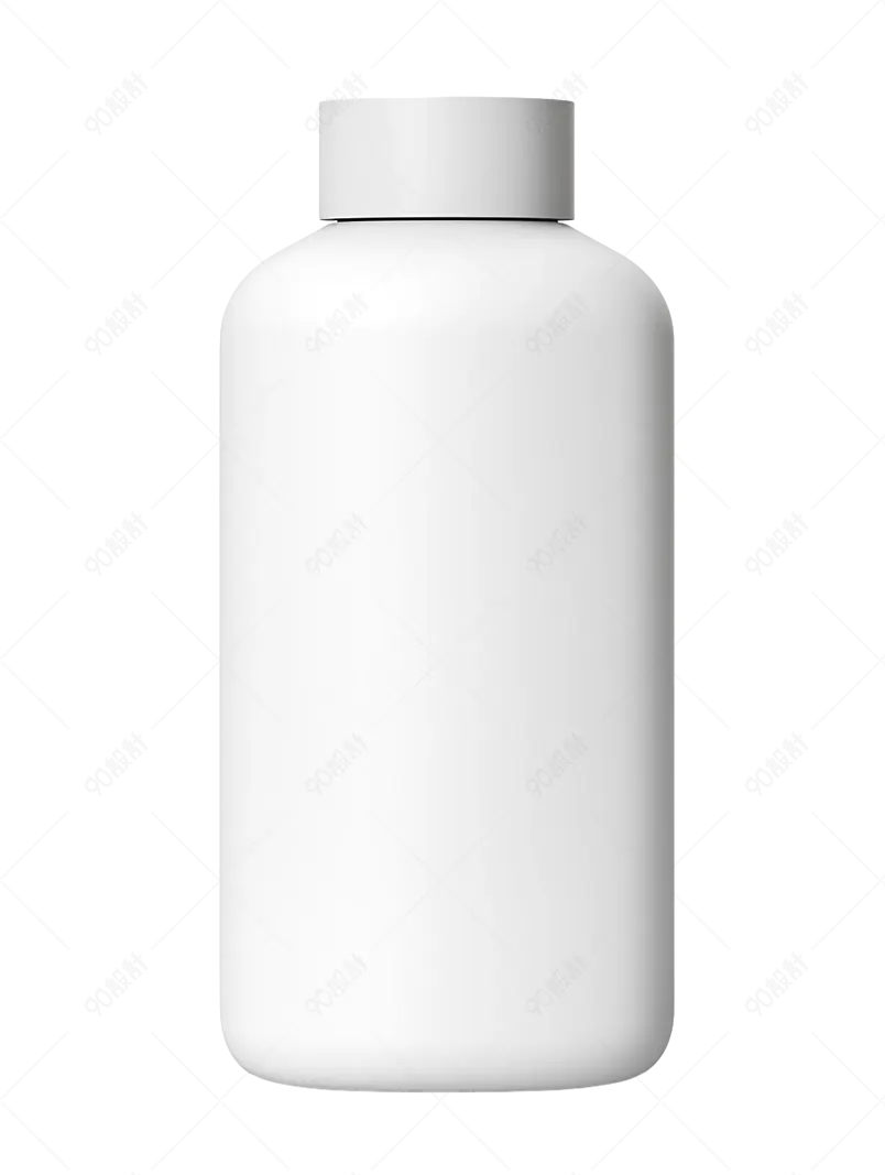 空白的化妆品容器乳液爽身粉