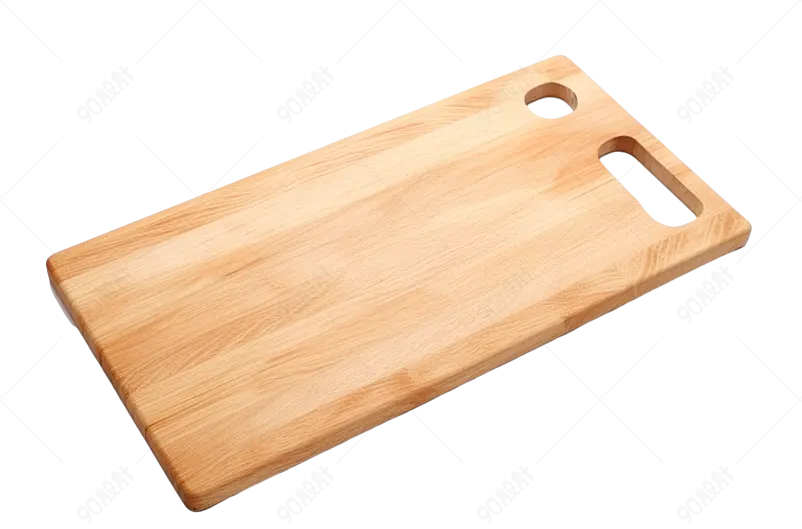 木质砧板厨房用具用品免抠素材图