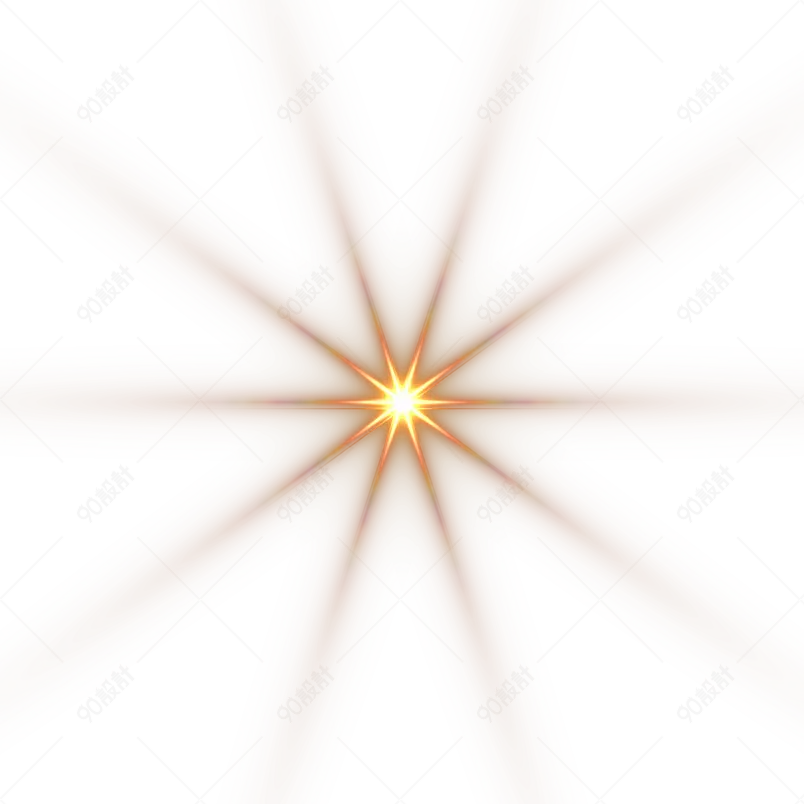 多边形光效太阳光光芒刺眼光晕免扣元素