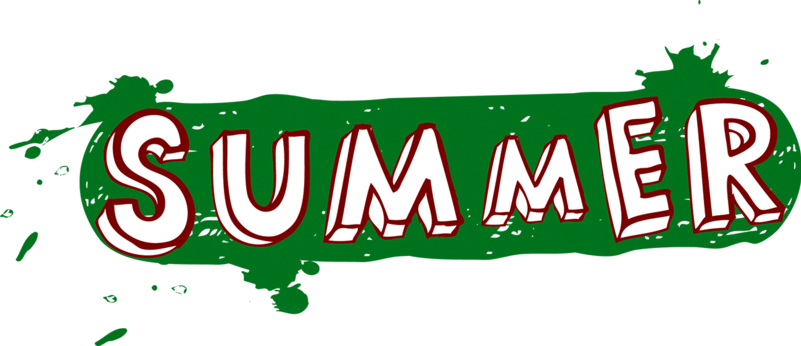 SUMMER夏天艺术字