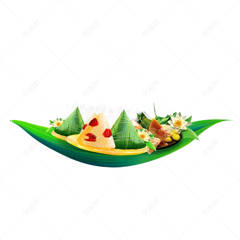 端午节插画卡通粽子食物食材装饰元素