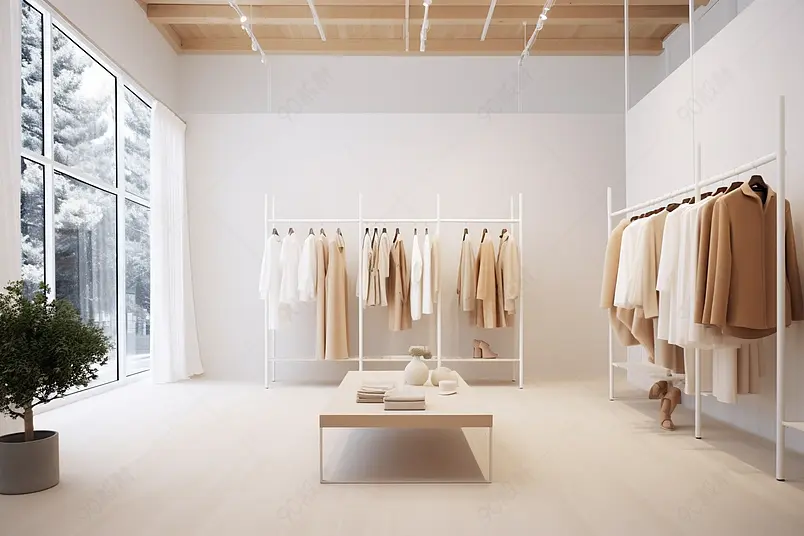简约时尚的服装店