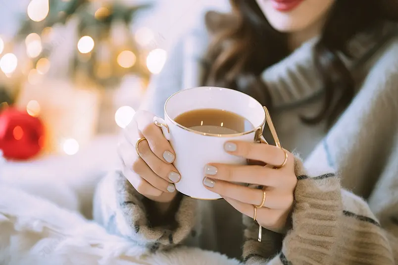 冬天冬季温暖热饮休闲下午茶
