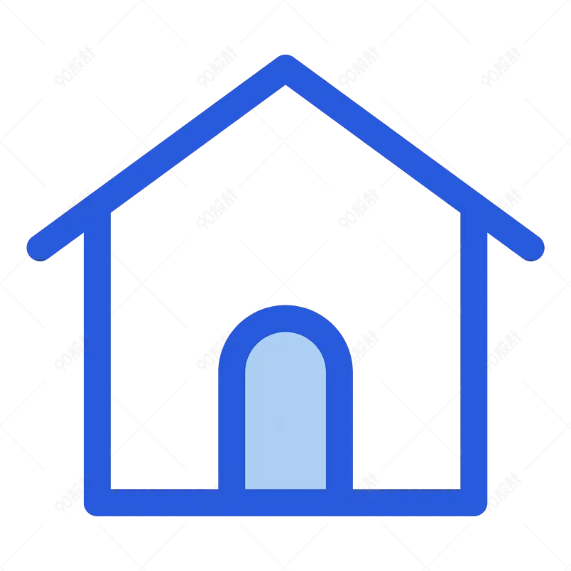 简约手机软件图标UI图形元素设计首页