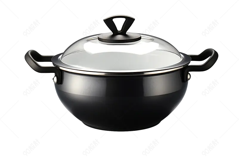 不锈钢材质烹饪铁锅锅具元素