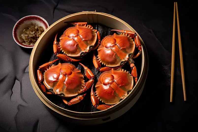 中秋节团圆饭必备美食螃蟹大闸蟹
