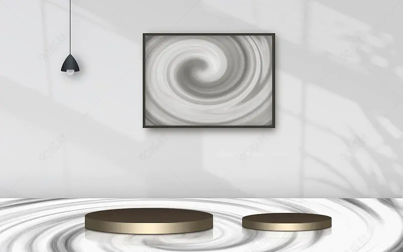 原创简约风欧式风格室内电商空间场景背景