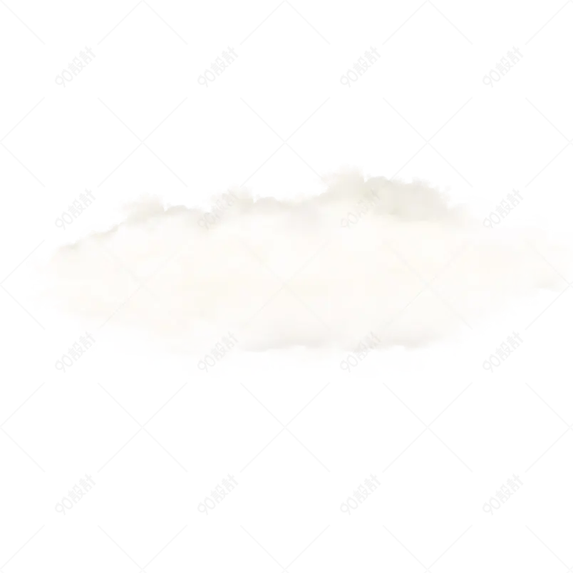 卡通云朵漂浮装饰插画云雾云元素