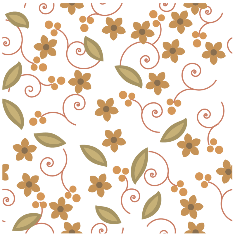 碎花漂亮弯曲的花纹花叶背景装饰