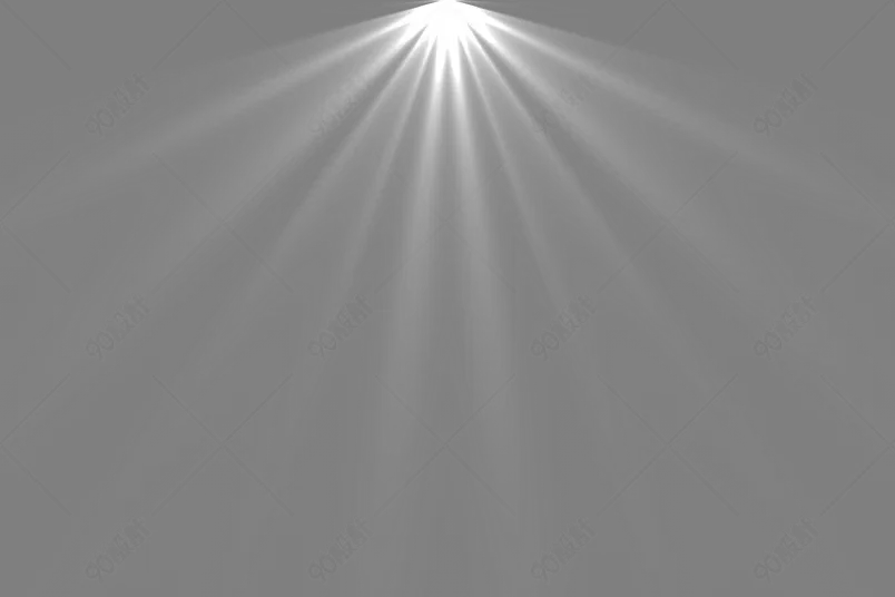 光线白色光放射渐变光束免扣效果元素