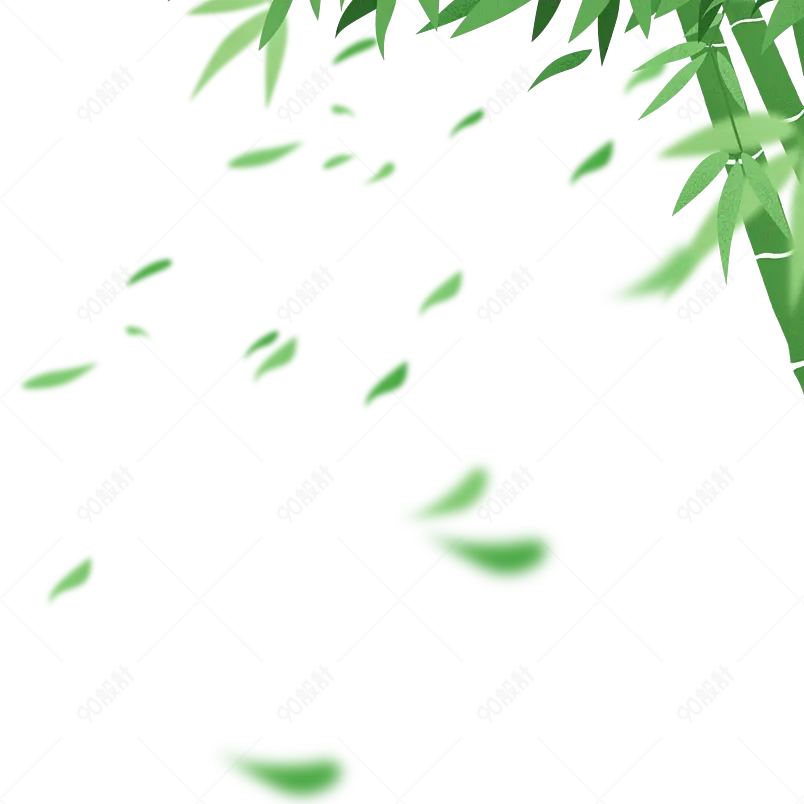 装饰端午节插画竹叶树叶装饰元素