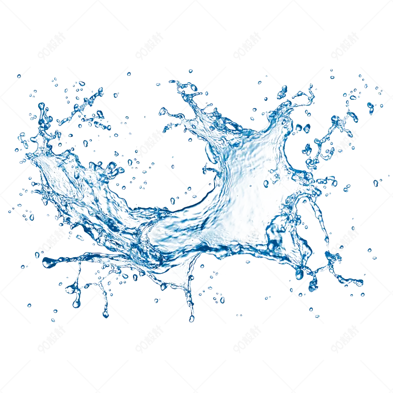 水水滴水波荡漾透明清凉冰凉水波荡漾