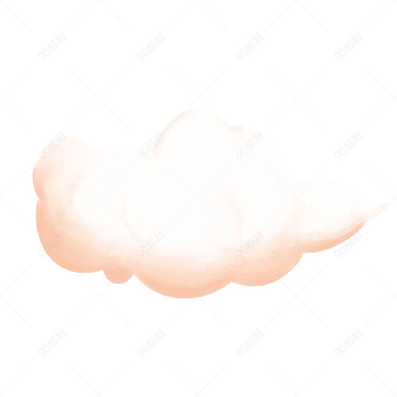 云朵单朵云云彩背景元素免抠一朵云