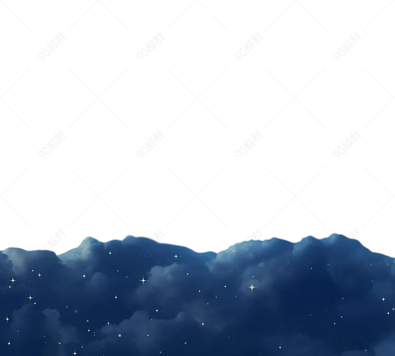 蓝色创意质感星空深蓝色星空云层