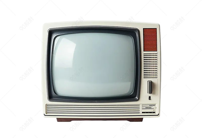 80年代复古老式电视机