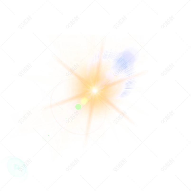 高清免抠图六芒星闪耀光效特效可关闭背景图层