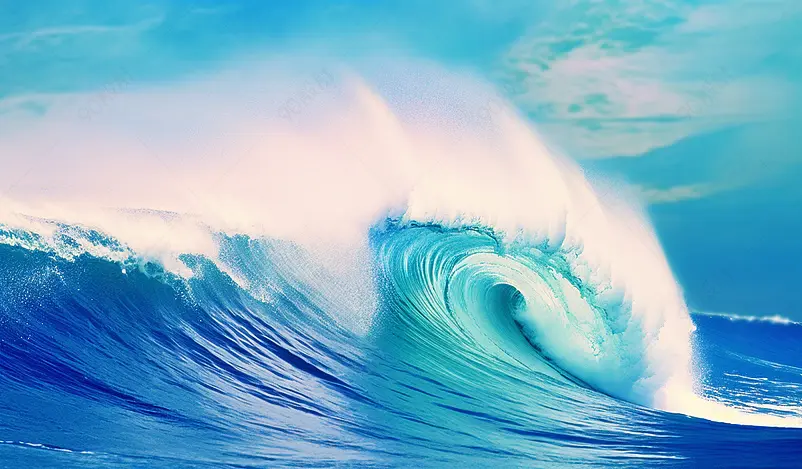 海浪背景