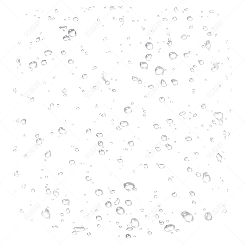 雨滴 雨水 雨露 水 水滴  白色水滴