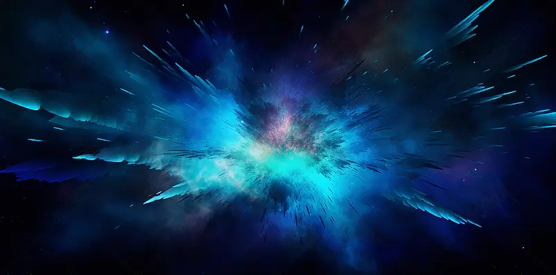 星空宇宙蓝色背景
