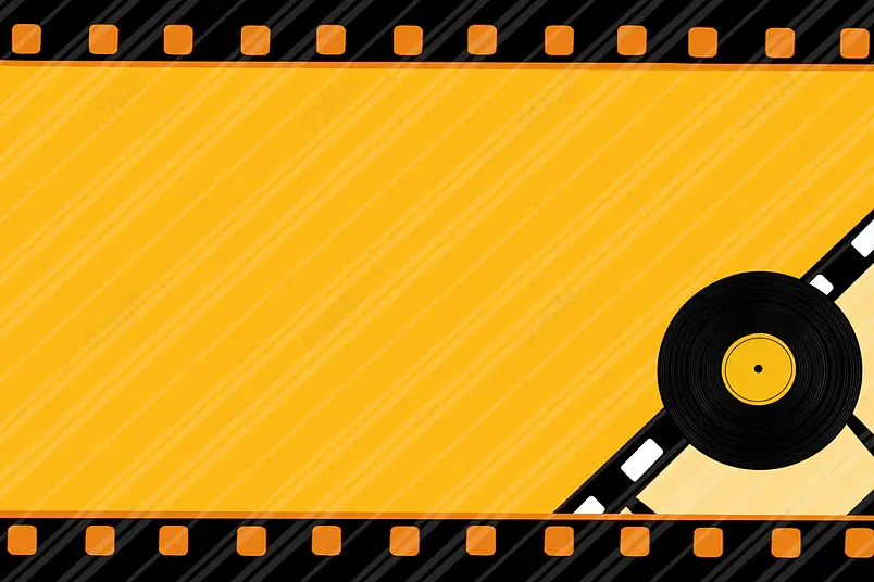 怀念张国荣留声机电影胶片回忆边框背景