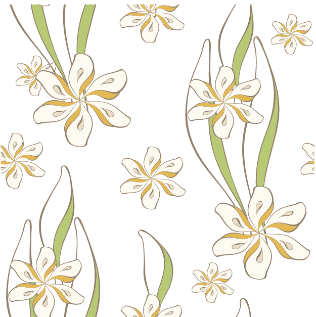 硕大花朵漂亮弯曲的花纹花叶背景装饰