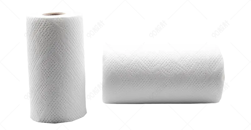 厨房用纸白色压花高筒卷纸家庭日用