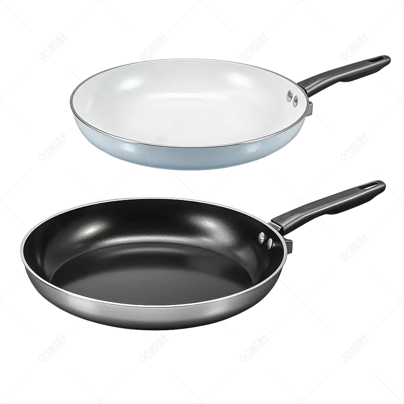 白色背景上厨房用具的特写镜头