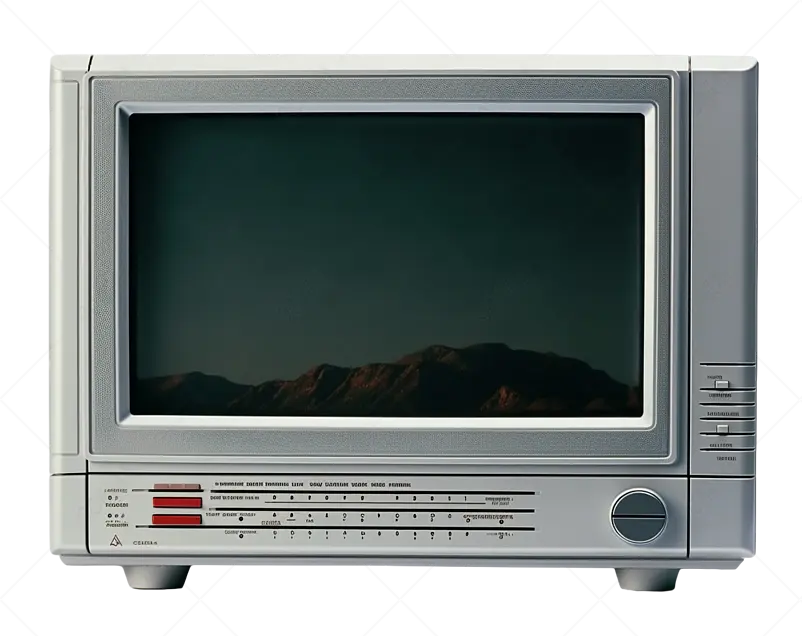 90年代复古彩色电视电器电子