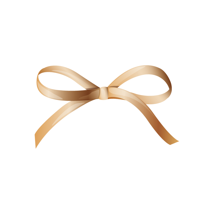 手绘蝴蝶结丝带