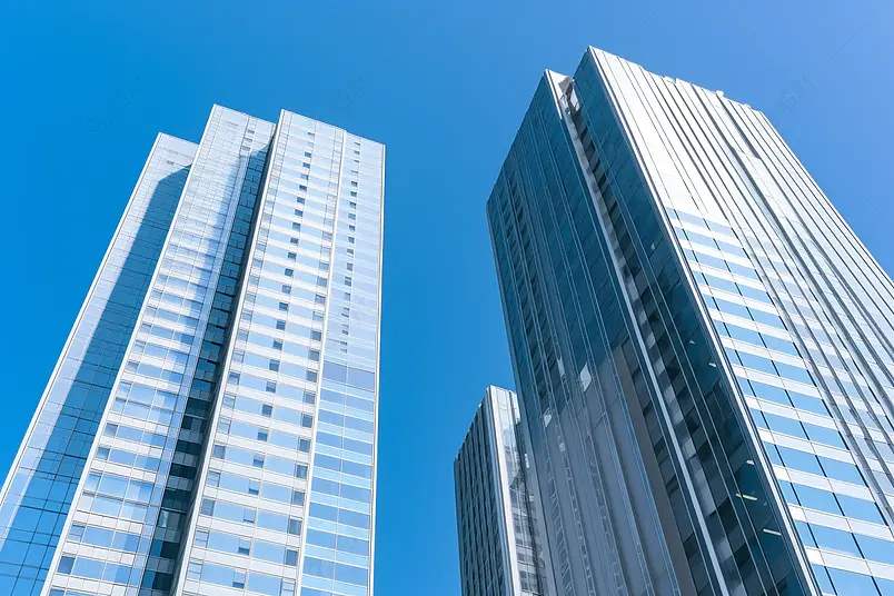 上海开发区建筑画册封面照片素材