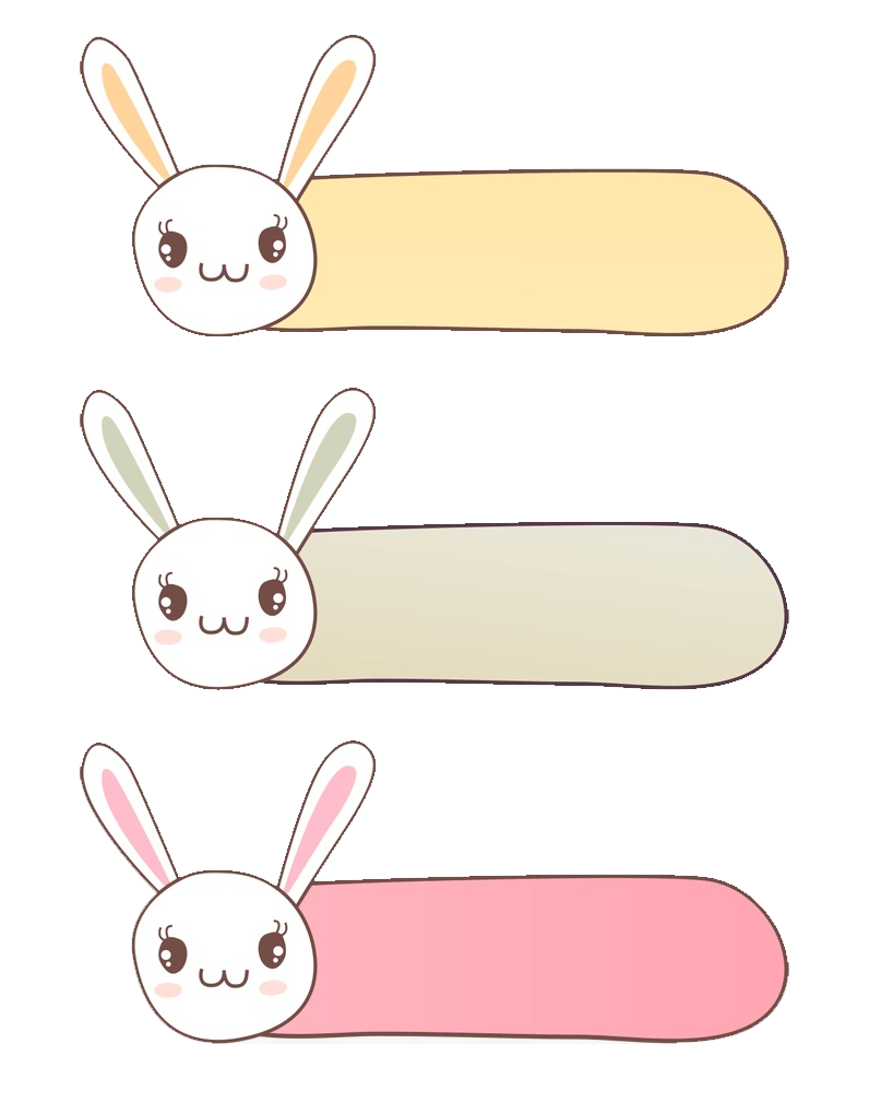 小兔子卡通边框