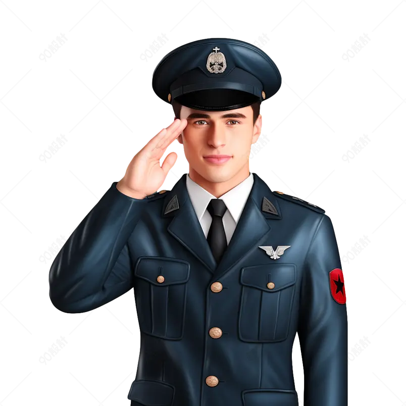 空军军礼制服建党建军节