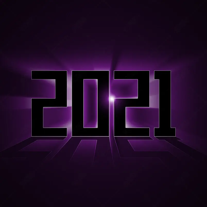 2021艺术字发光字体阴影光线
