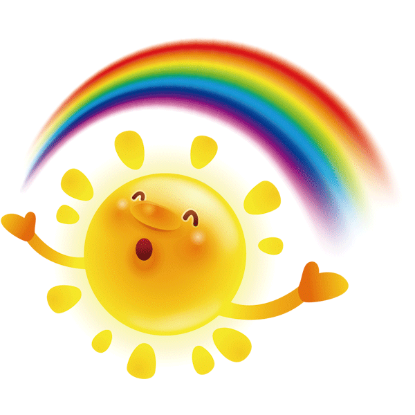 可爱的卡通太阳设计矢量素材