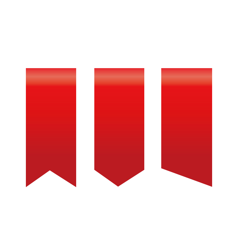 红色丝带装饰素材