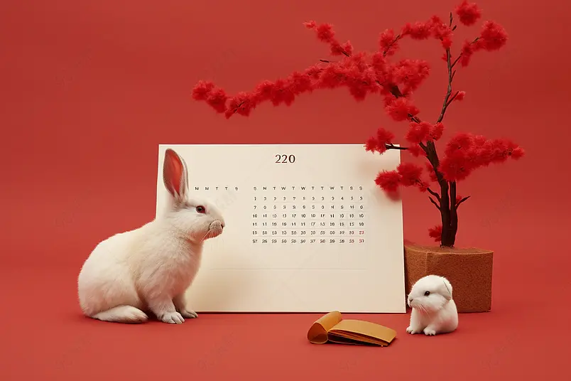 2023新年兔年日历
