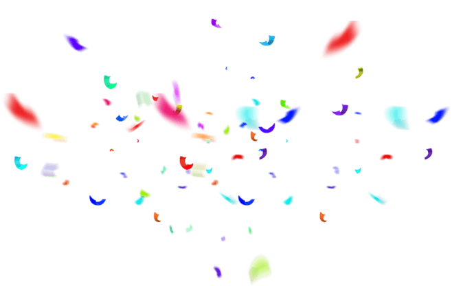 漂浮的彩带丝带素材