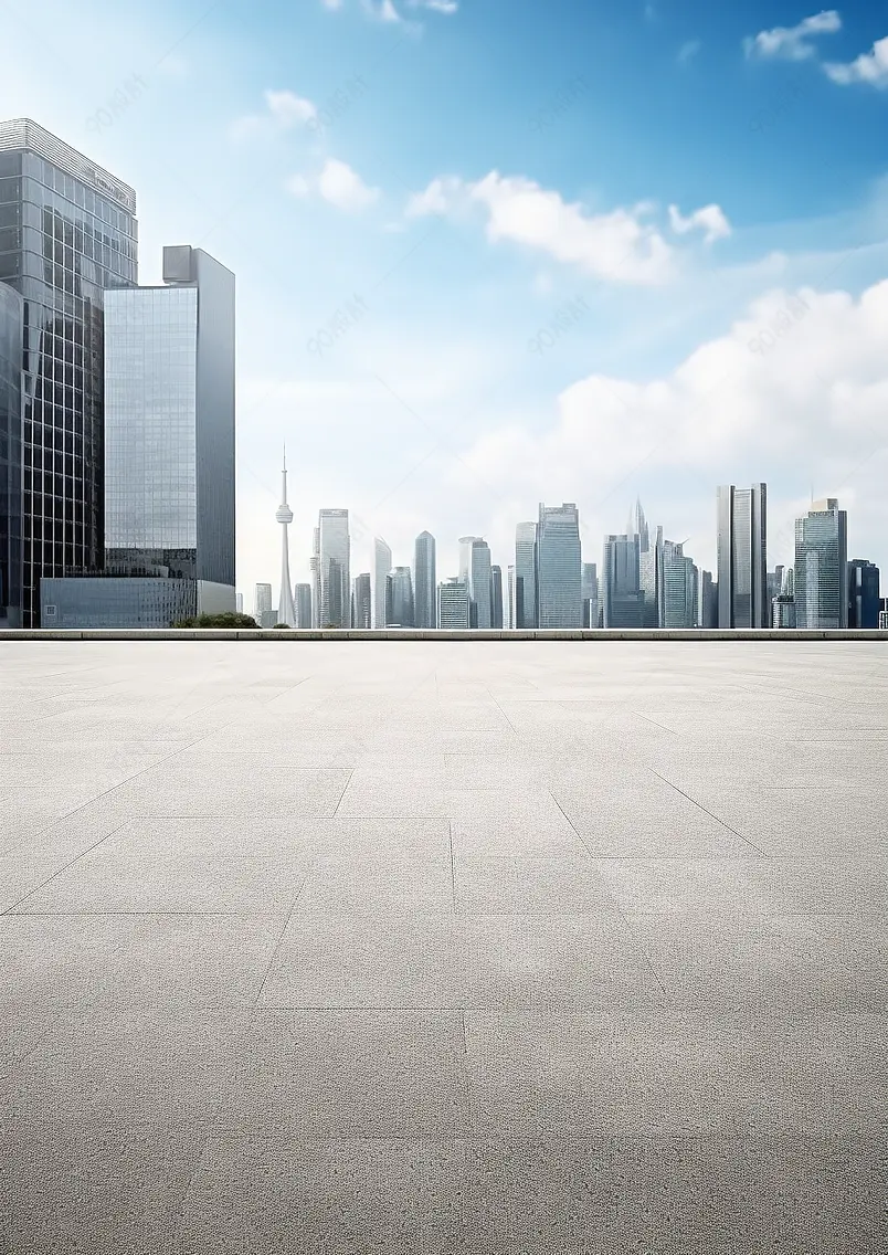 上海城市-汽车广告背景图