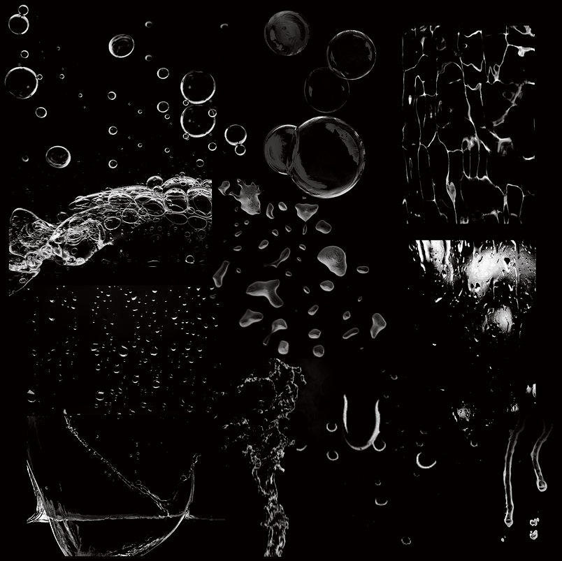 水珠水痕效果元素