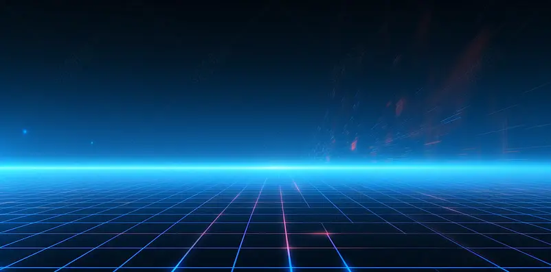 商务科技光效极简线条商务电商背景