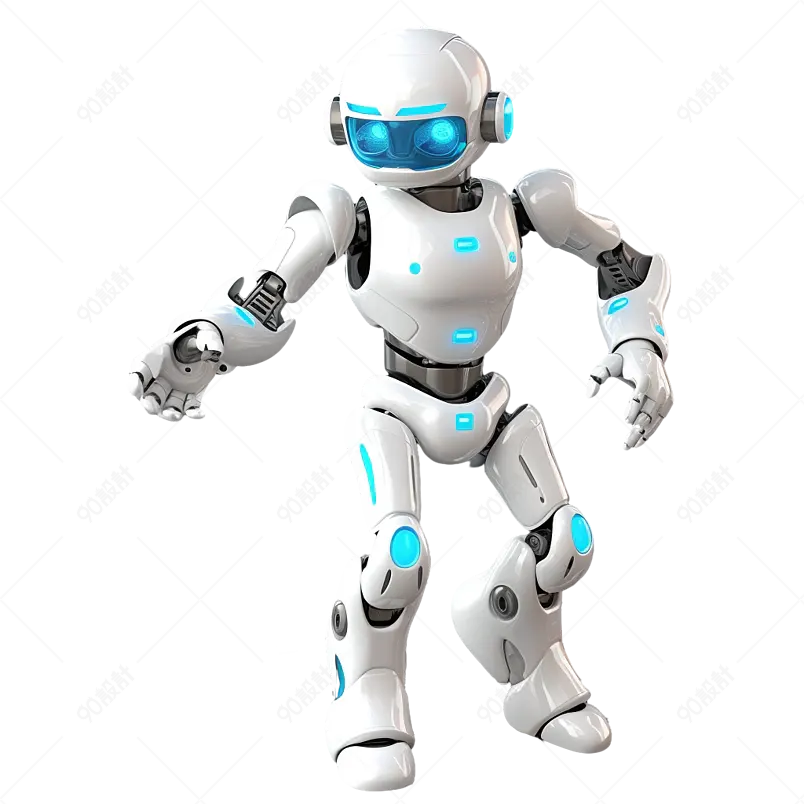 3D卡通服务机器人接待机器人